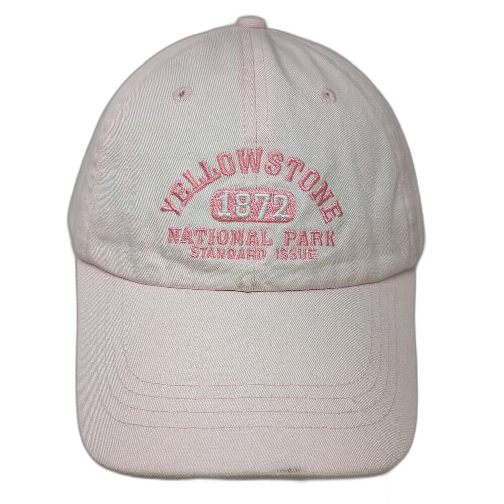 Mountain Baseball Cap Pink One Size Yellowstone National Park 1872 Cotton Hat
